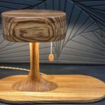 wooden lamp